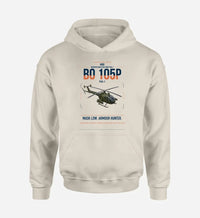 Thumbnail for MBB BO 105P PAH-1 design on khaki double-side hoodie, single-side print