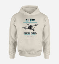 Thumbnail for DJI FPV design on khaki hoodie single side