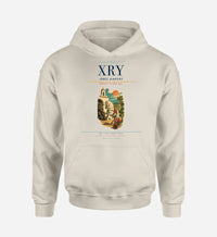 Thumbnail for Jerez Airport (XRY) design on khaki hoodie single-side print