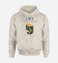 Thumbnail for Lewiston–Nez Perce County Airport (LWS) design on khaki hoodie single-side print