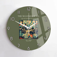 Thumbnail for VINTAGE G4141 - The Weather Wall - Designed Wall Clocks design on greenarmy no-frame