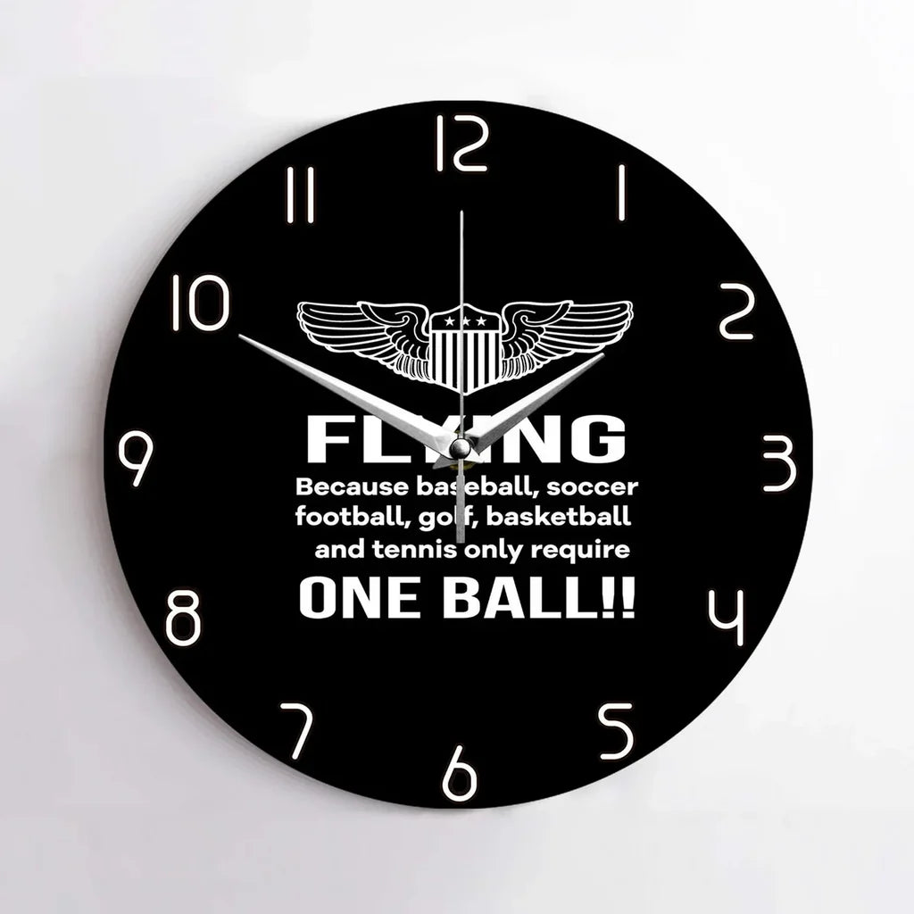 Flying One Ball Wall Clock - view 2