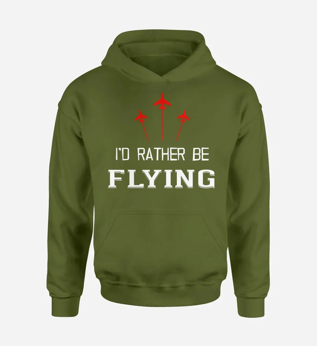 I'd Rather Be Flying Hoodie - view 5