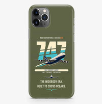 Thumbnail for Boeing 747-200B design on green army magsafe iphone case