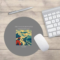 Thumbnail for VINTAGE G4344 - The Avalanche Watch - Designed Mouse Pads design on gray round