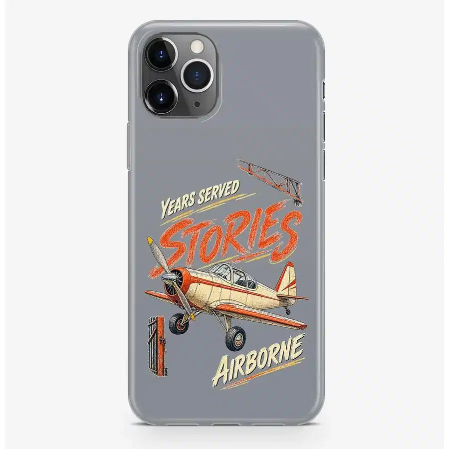SIGNAL 582 - Years Served Stories Airborne - MagSafe iPhone Pro Max design on gray magsafe iphone pro max