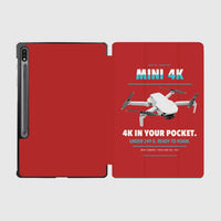 Thumbnail for DJI Mini 4K design on red samsung tablet tablet case