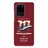 Thumbnail for Boeing 717-200 design on samsung case - dark red