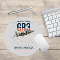 Thumbnail for Hawker Siddeley Harrier GR3 design on light gray round mouse pad