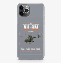Thumbnail for MD AH-6M Little Bird design on gray magsafe iphone case, for iPhone Pro Max