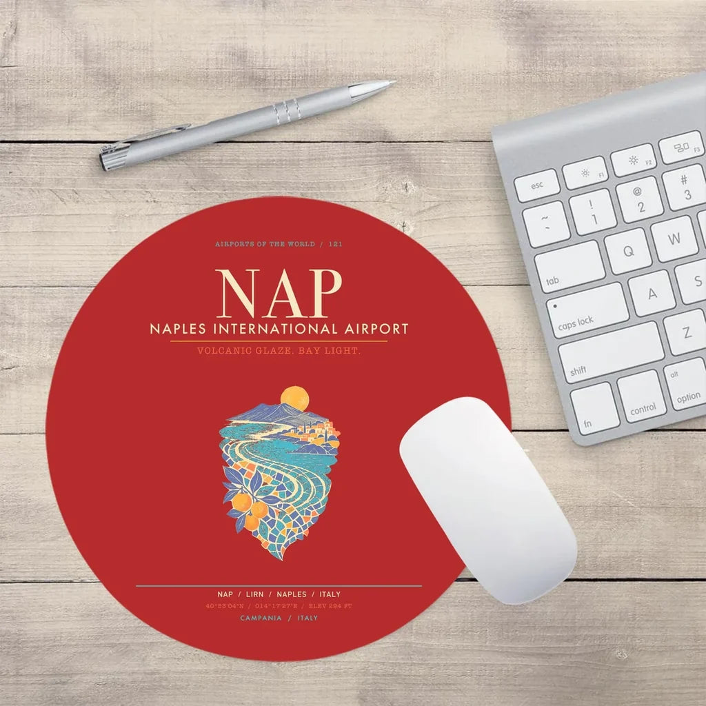 Naples International Airport NAP - Vesuvian Ceramic Current - Red