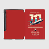 Thumbnail for Boeing 717-200 design on red samsung tablet tablet case