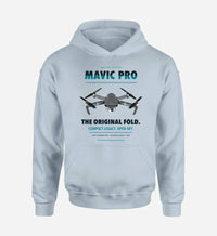 Thumbnail for DJI Mavic Pro design on light blue hoodie single side