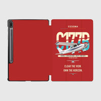 Thumbnail for Cessna 177B Cardinal design on red samsung tablet tablet case