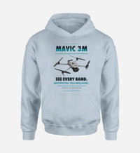 Thumbnail for DJI Mavic 3 Multispectral design on light blue hoodie single side