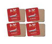 Thumbnail for P-3C Orion design on red 4 pieces set coaster