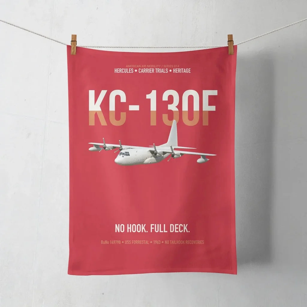 KC-130F BuNo 149798 design on red towel