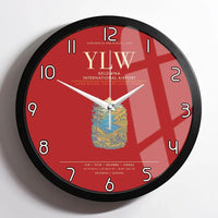 Thumbnail for Kelowna International Airport YLW Wall-Clock Framed - Red