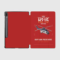 Thumbnail for Airbus H215 design on red samsung tablet tablet case