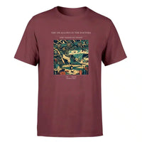 Thumbnail for VINTAGE G4269 - The Swallows In The Rafters - Premium T-Shirt design on darkred premium t shirt