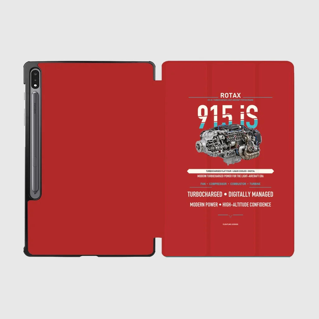 915 iS design on red samsung tablet tablet case