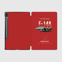 Thumbnail for F-14A Tomcat Defend The Fleet design on red samsung tablet tablet case