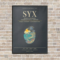 Thumbnail for Sanya Phoenix International Airport SYX - Canvas Framed - Gray