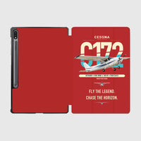 Thumbnail for Cessna 172 Skyhawk design on red samsung tablet tablet case