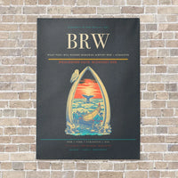 Thumbnail for Wiley Post–Will Rogers Memorial Airport BRW — Utqiagvik vertical canvas print - no frame - gray background
