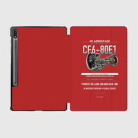 Thumbnail for CF6-80E1 design on red samsung tablet tablet case