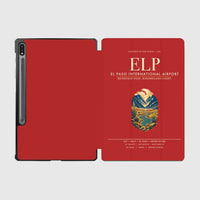 Thumbnail for El Paso International Airport (ELP) design on red samsung tablet tablet case
