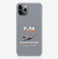 Thumbnail for C-2A Greyhound design on gray magsafe iphone case, for iPhone Pro Max