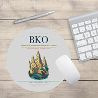 Thumbnail for Modibo Keita International Airport (BKO) design on light gray round mouse pad