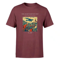 Thumbnail for VINTAGE G4445 - The Grape Harvest Hop - Premium T-Shirt design on darkred premium t shirt