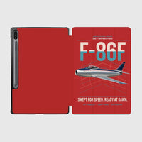 Thumbnail for F-86F Sabre design on red samsung tablet tablet case