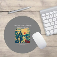 Thumbnail for VINTAGE G4503 - The Ferry Pilots - Designed Mouse Pads design on gray round