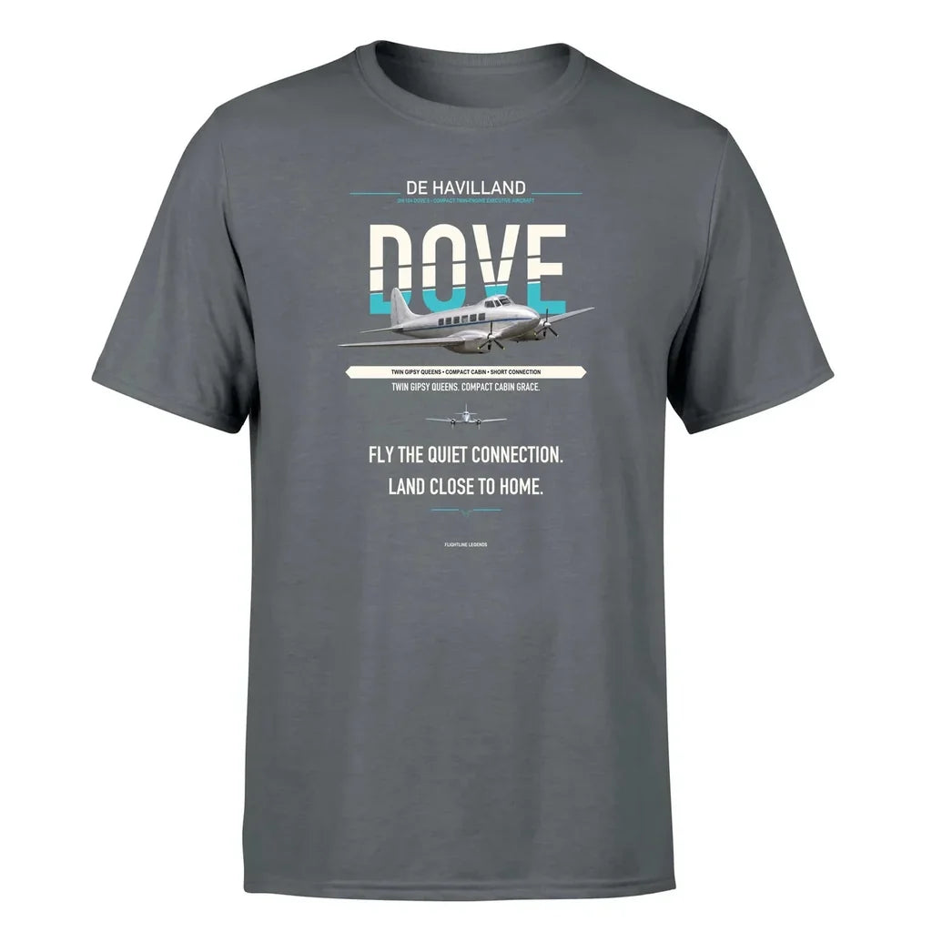 de Havilland DH.104 Dove 8 design on gray single side
