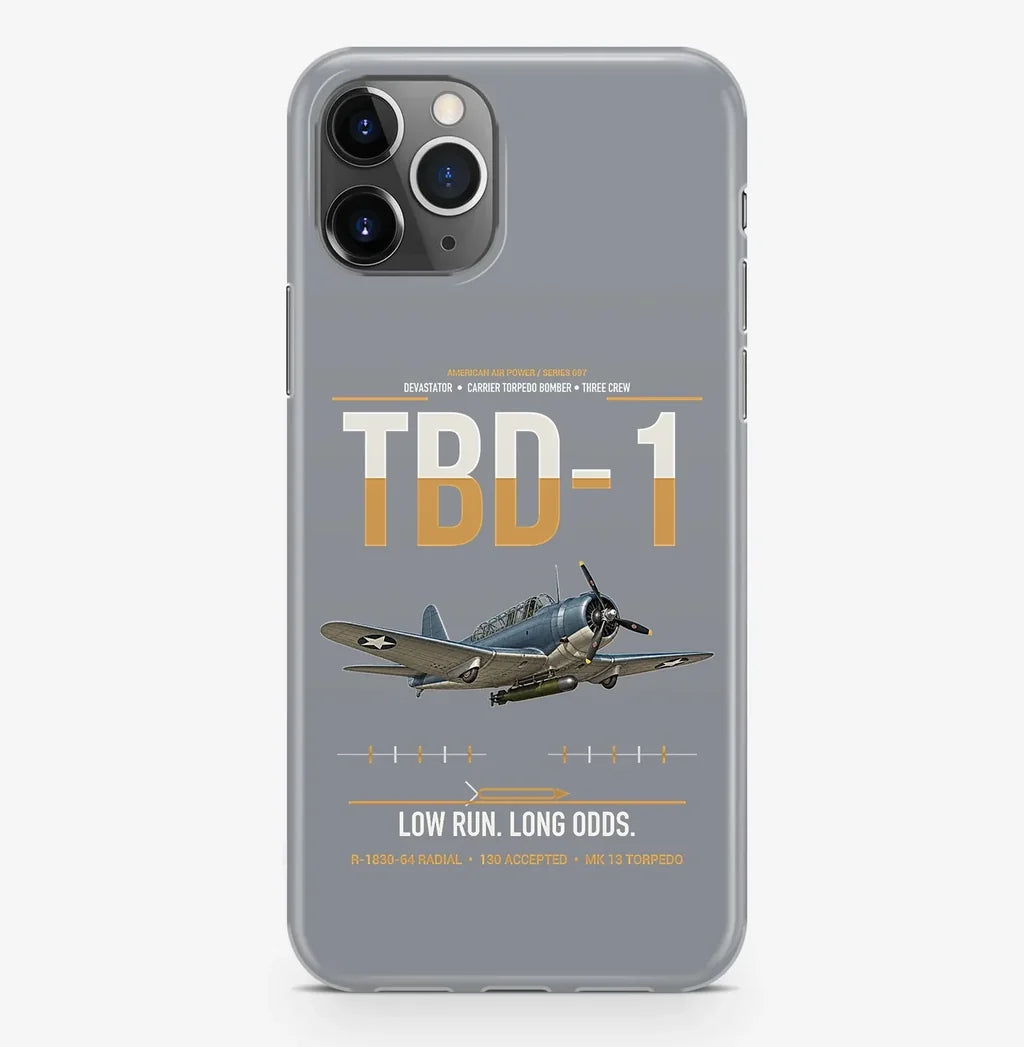 TBD-1 Devastator design on gray magsafe iphone case, for iPhone Pro Max