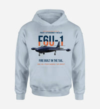 Thumbnail for F6U-1 PIRATE design on light blue hoodie single side