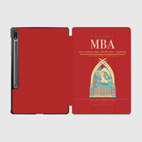 Thumbnail for Moi International Airport (MBA) design on red samsung tablet tablet case