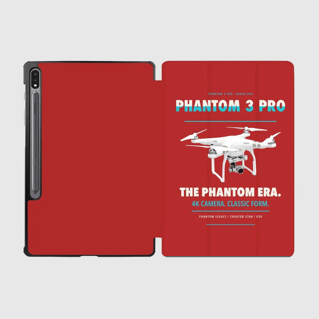 DJI Phantom 3 Professional design on red samsung tablet tablet case