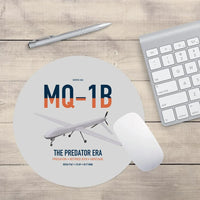 Thumbnail for MQ-1B Predator design on light gray round mouse pad