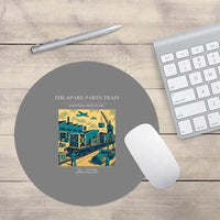 Thumbnail for VINTAGE G4527 - The Spare Parts Train - Designed Mouse Pads design on gray round