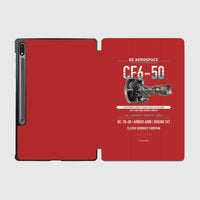 Thumbnail for CF6-50 design on red samsung tablet tablet case