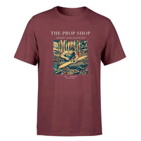 Thumbnail for VINTAGE G4169 - The Prop Shop - Premium T-Shirt design on darkred premium t shirt