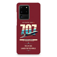 Thumbnail for Boeing 707-320C design on samsung case - dark red