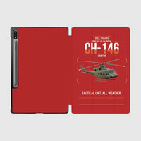 Thumbnail for Bell Canada CH-146 Griffon design on red samsung tablet tablet case