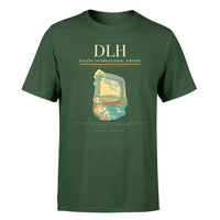 Thumbnail for Duluth International Airport (DLH) T-Shirt single-side front print in Dark Green | duluth-international-airport-dlh-double-side-t-shirt