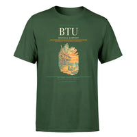 Thumbnail for Bintulu Airport (BTU) T-Shirt single-side front print in Dark Green | bintulu-airport-btu-double-side-t-shirt