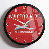 Thumbnail for Handley Page Victor K.2 design on red framed wall clock